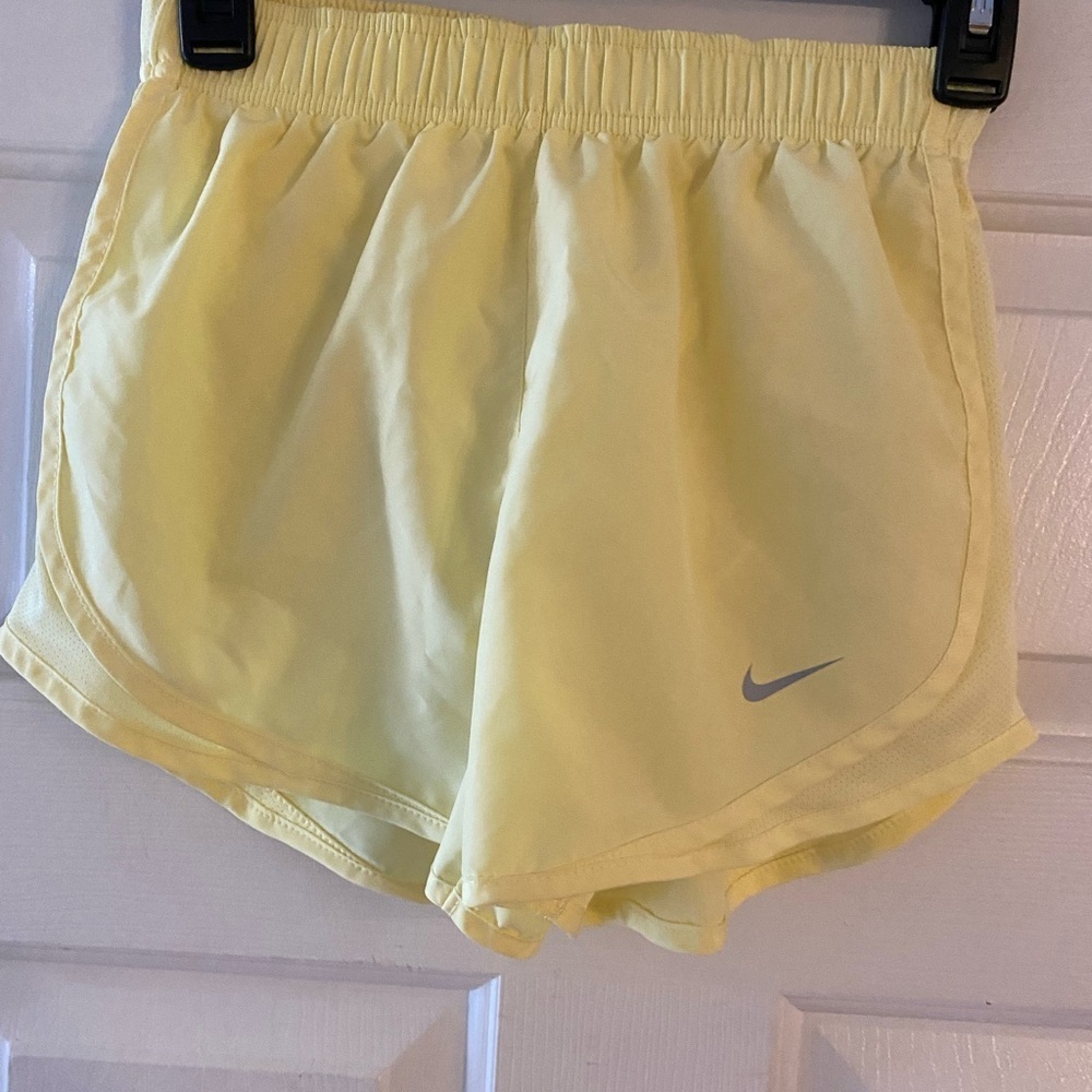 Nike Women's Yellow Shorts
